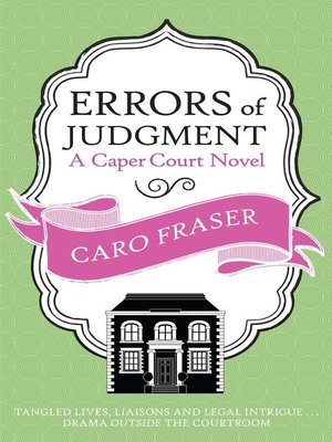 cover image of Errors of Judgment